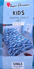 B2 SHARK BEDDING SET SINGLE