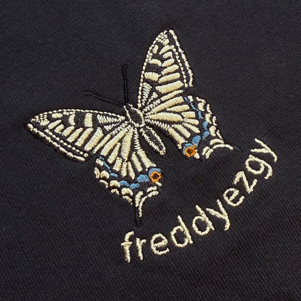 Swallowtail Butterfly Cropped Hoodie - Butterfly - Unisex Relaxed Fit