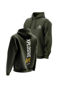 XAPE  Graffiti Hoodie - Military Green