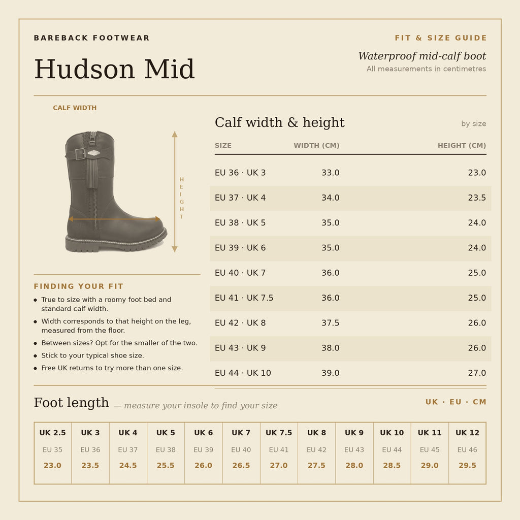 Hudson Mid Boots - Chocolate