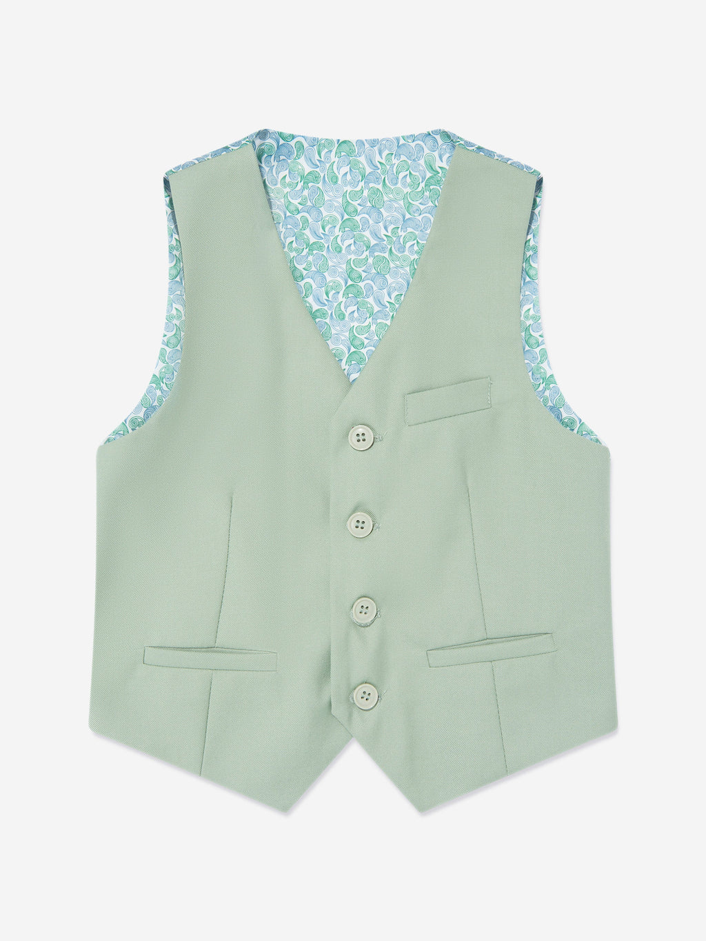 SUITLAB London Boys 7 Piece Suit Set in Green