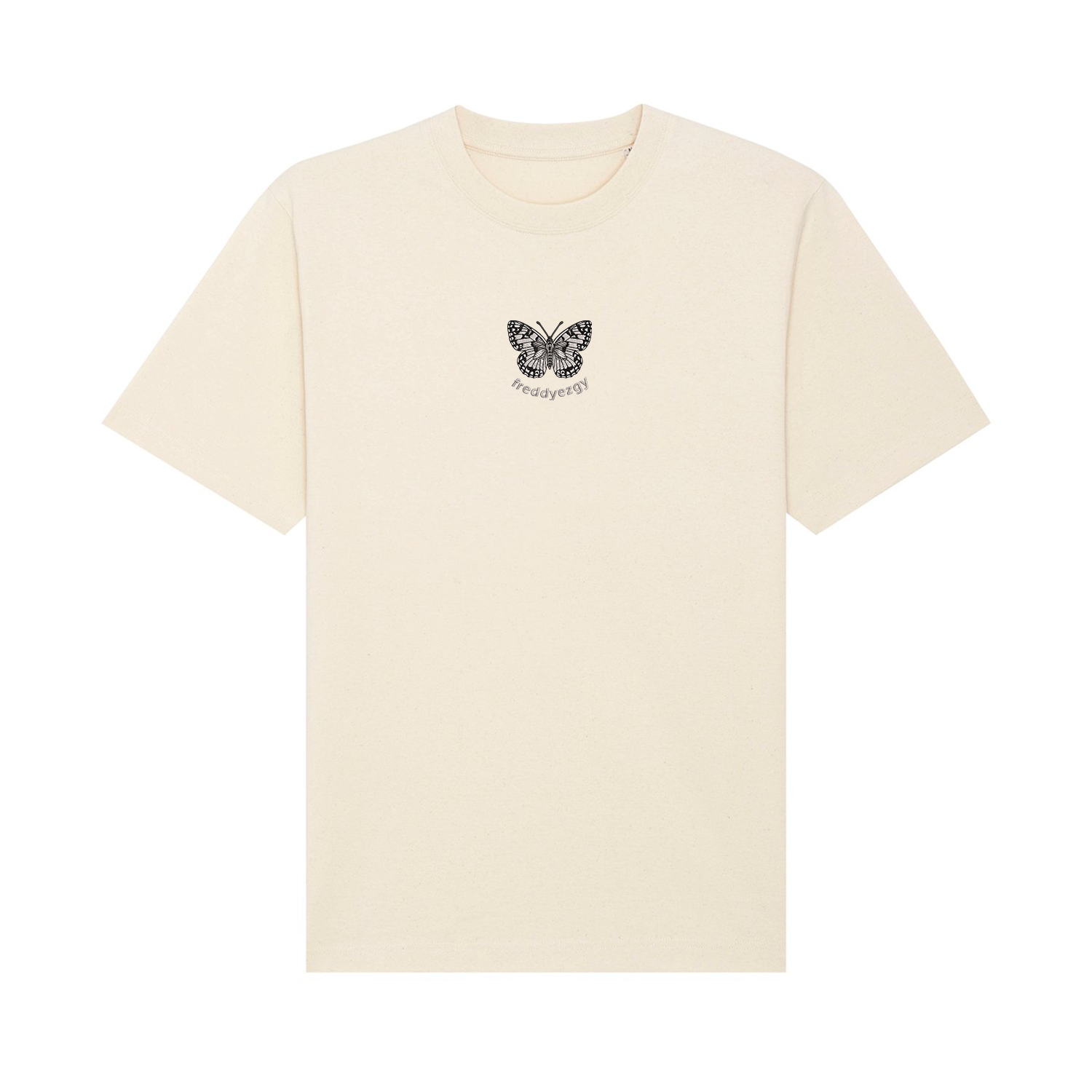 Marbled White Butterfly T-Shirt - Butterfly - Unisex Relaxed Fit