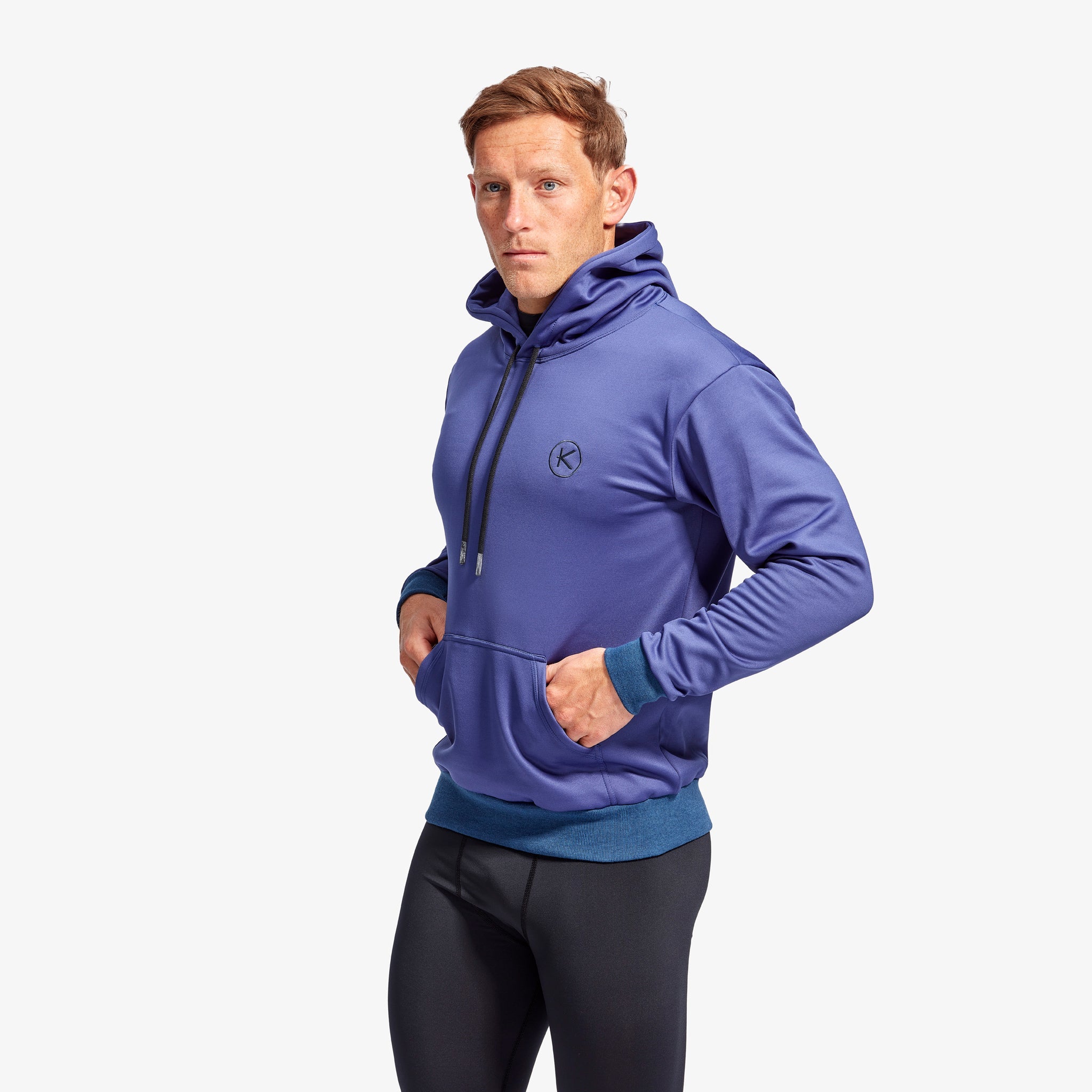 Men's Infrared Hoodie - Grey & Blue
