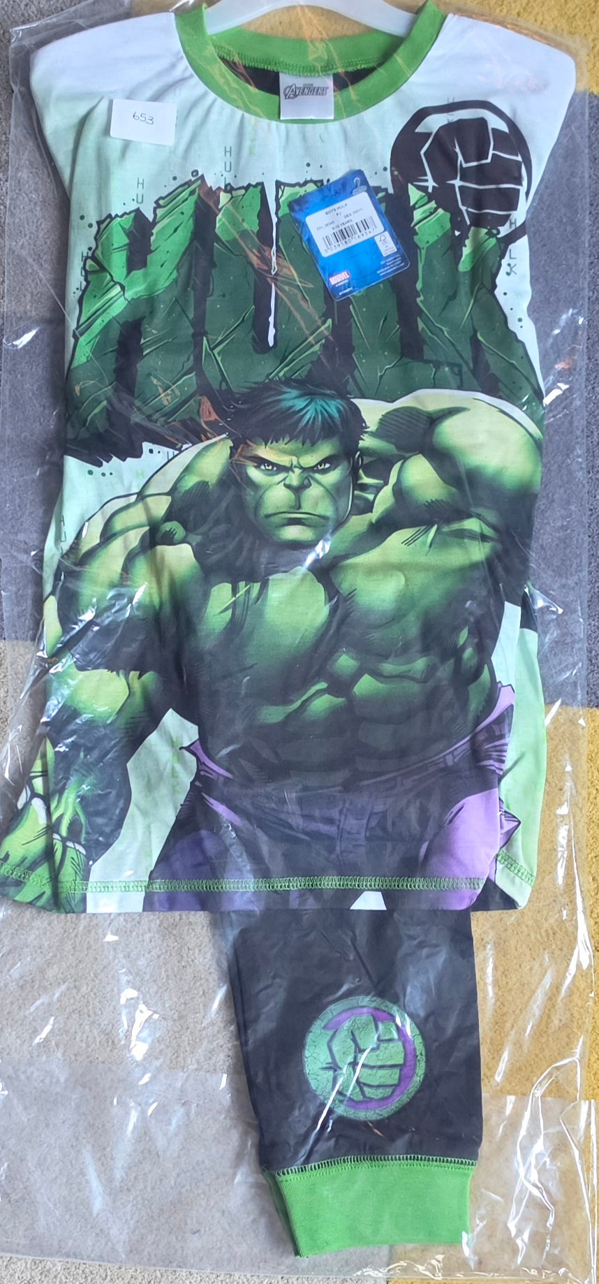 P122 HULK PYJAMAS