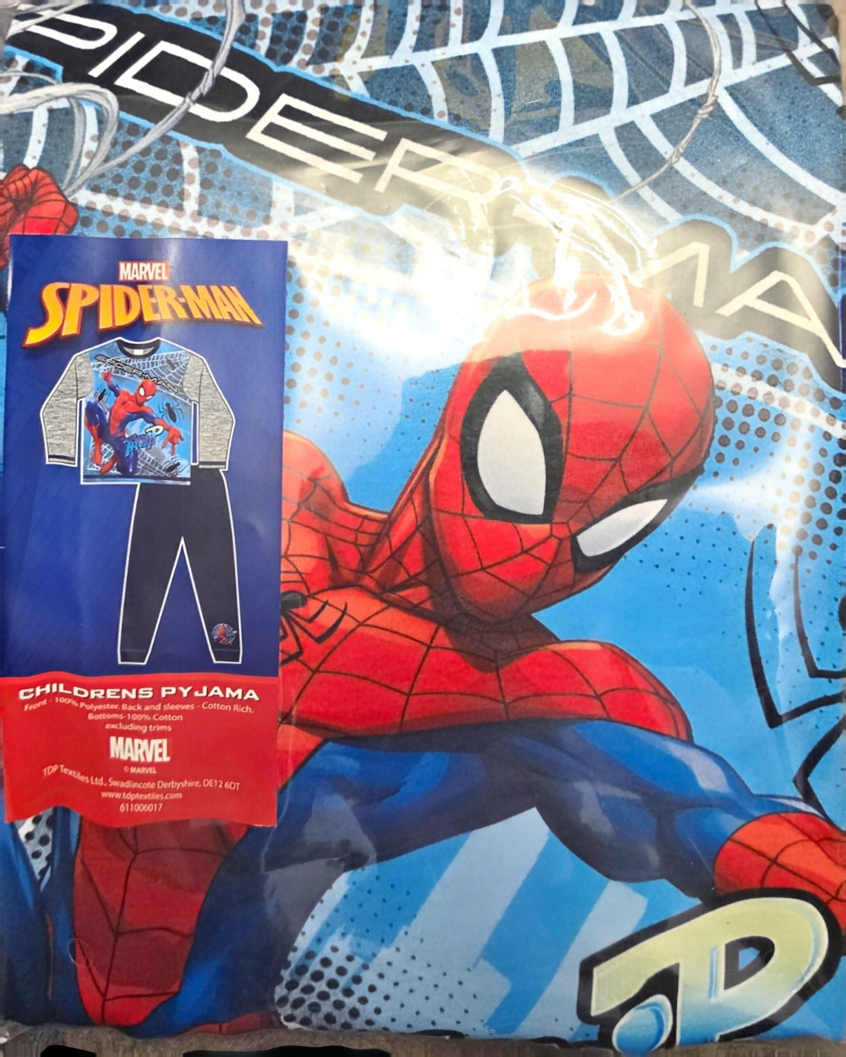 P15 SPIDERMAN PYJAMAS