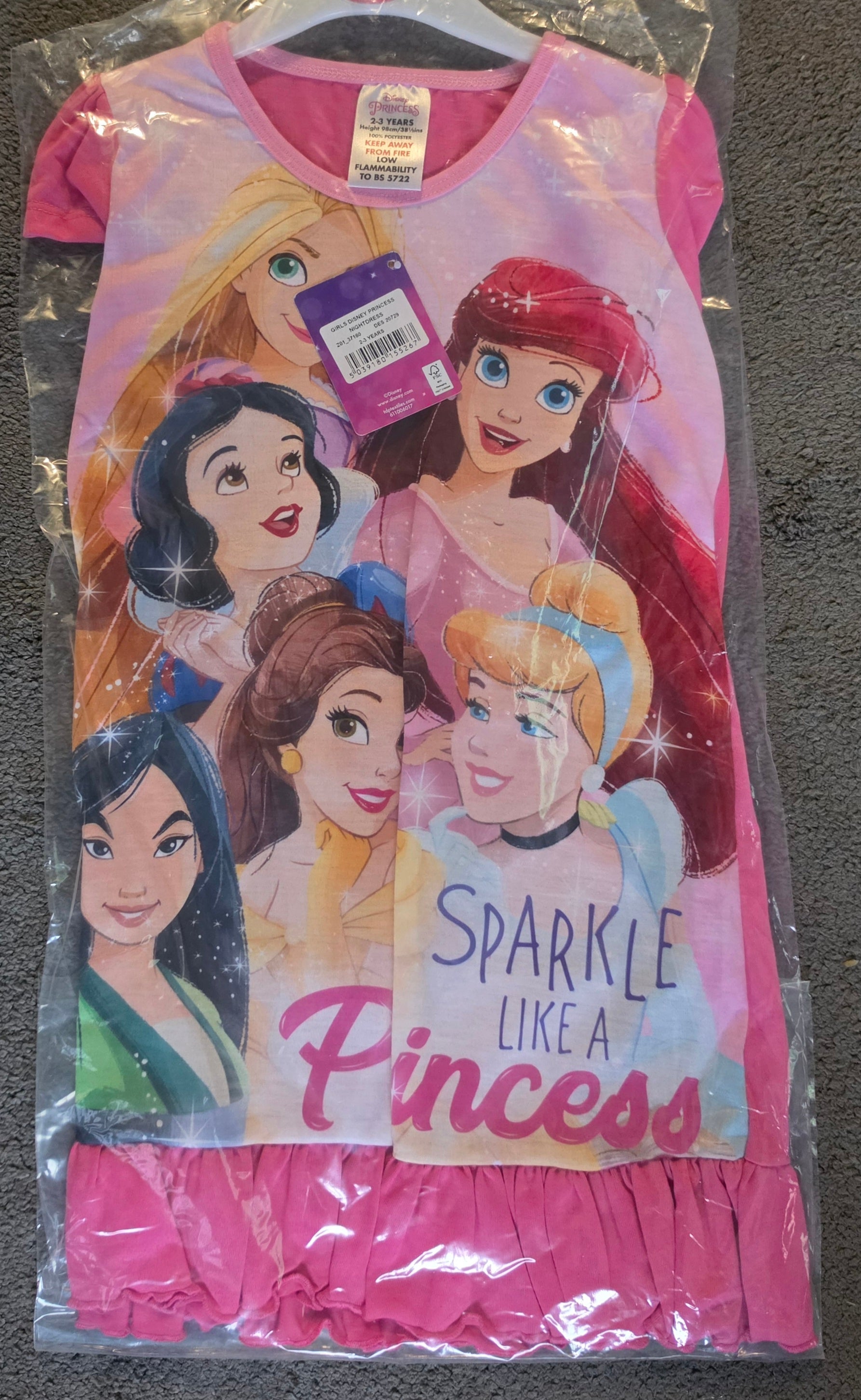 P161 PRINCESS NIGHT DRESS