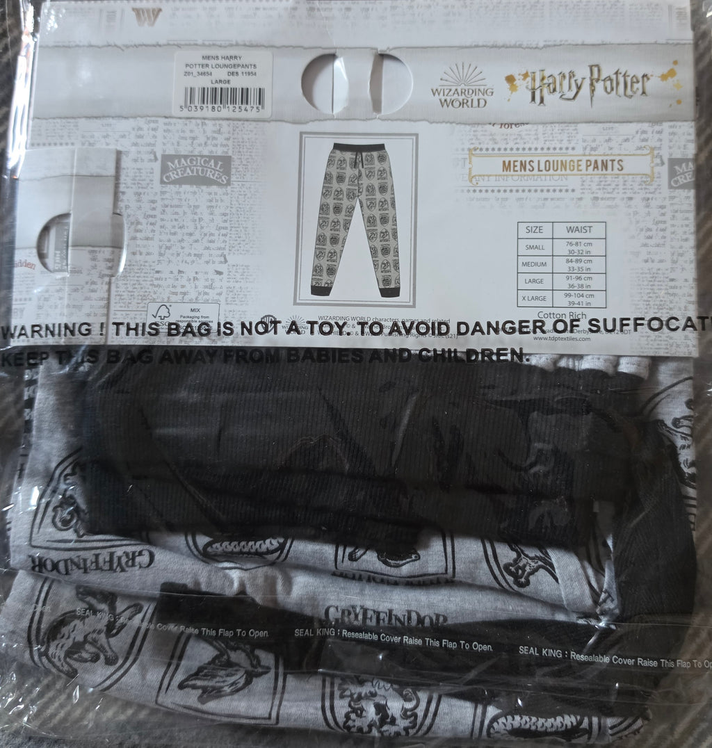 P168 TEEN/ADULT HARRY POTTER LOUNGE PANTS