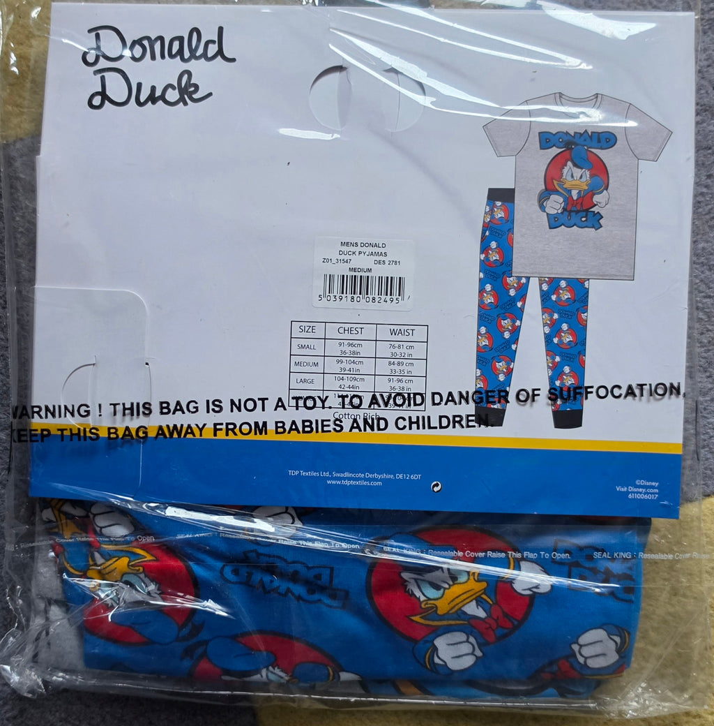 P170 TEEN/ADULT DONALD PYJAMAS