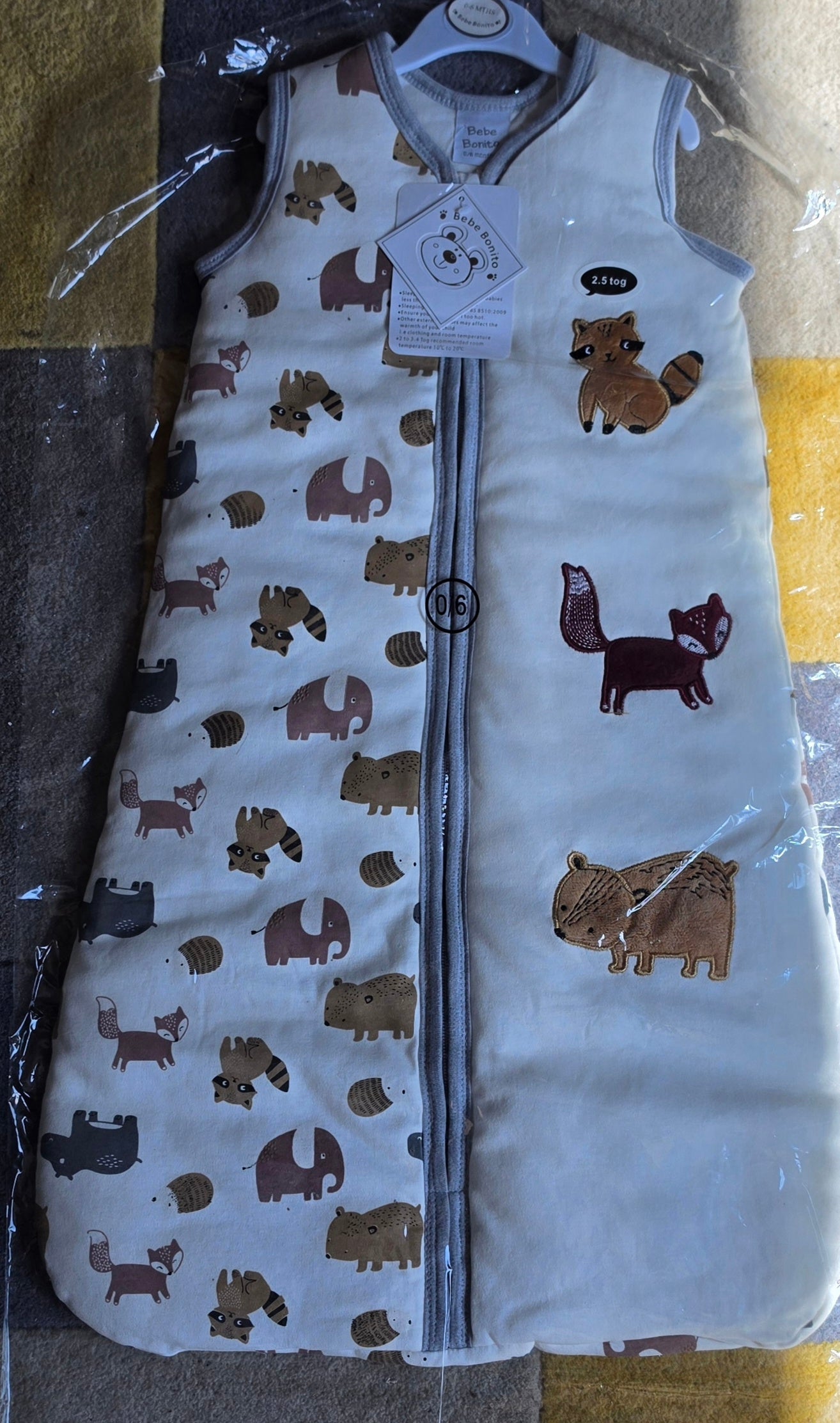 P182 ANIMALS SLEEPING BAG