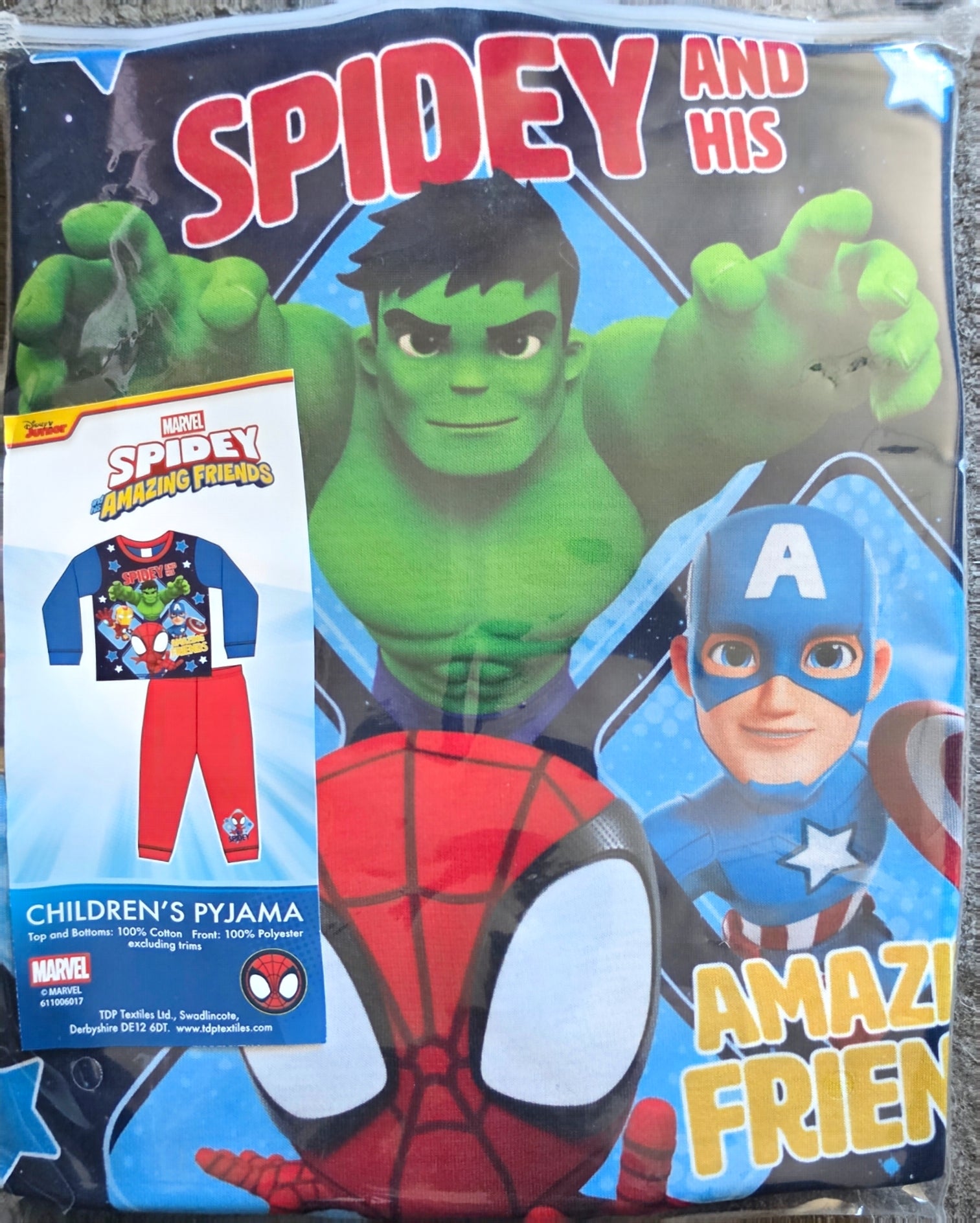 P42 SPIDEY AND FRIENDS PYJAMAS
