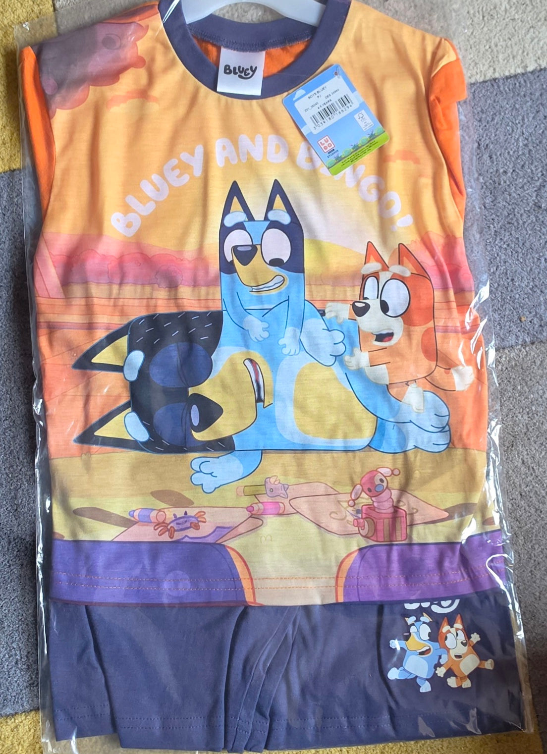 P74 BLUEY SHORTS PYJAMAS
