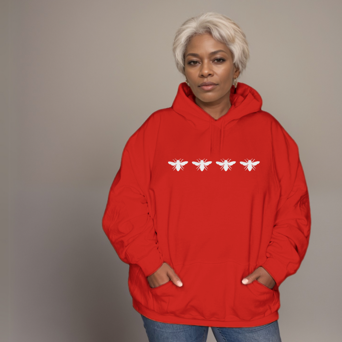 4 Bees Premium Cotton Hoodie