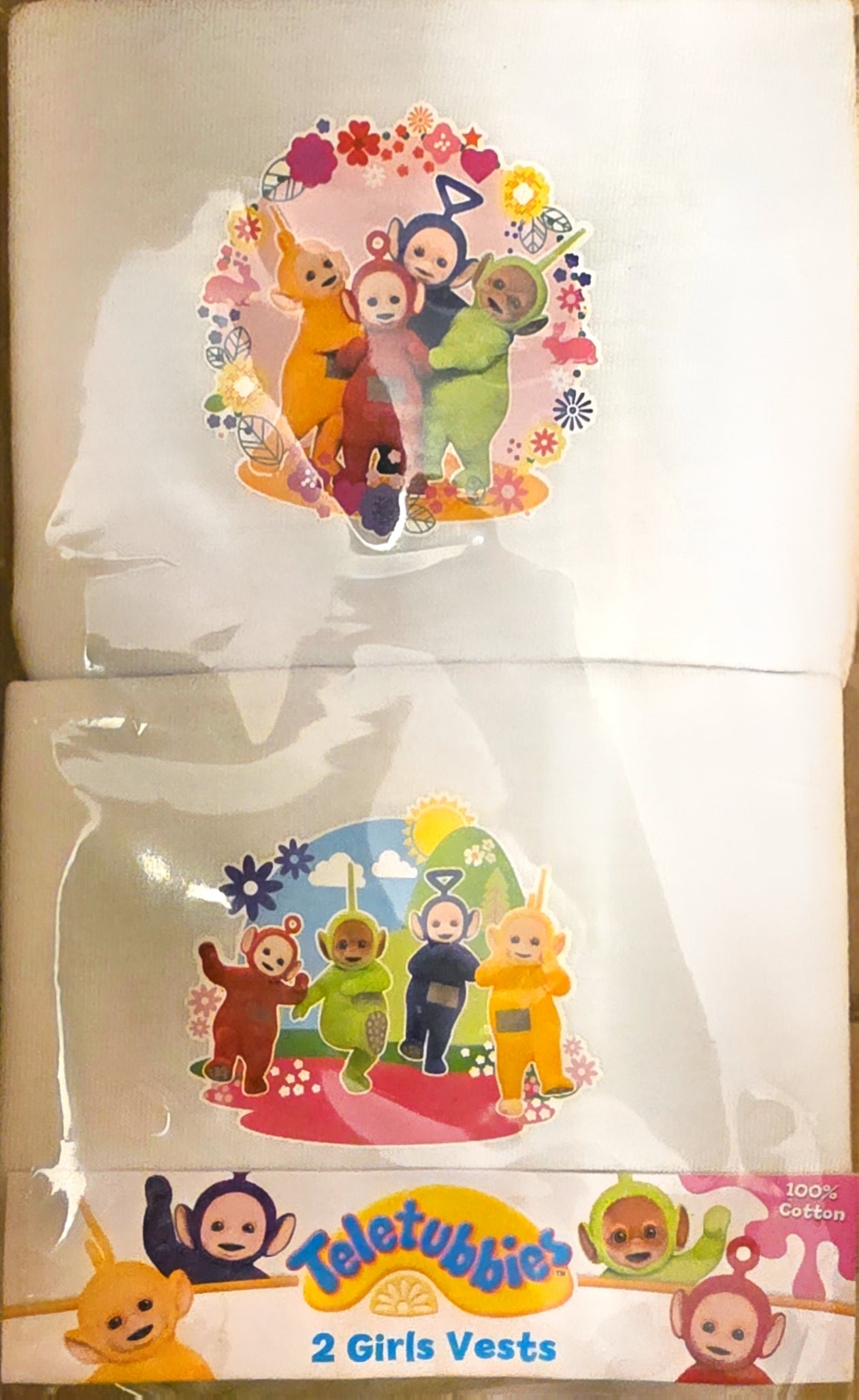 V7 TELLETUBBIES VESTS 2PK
