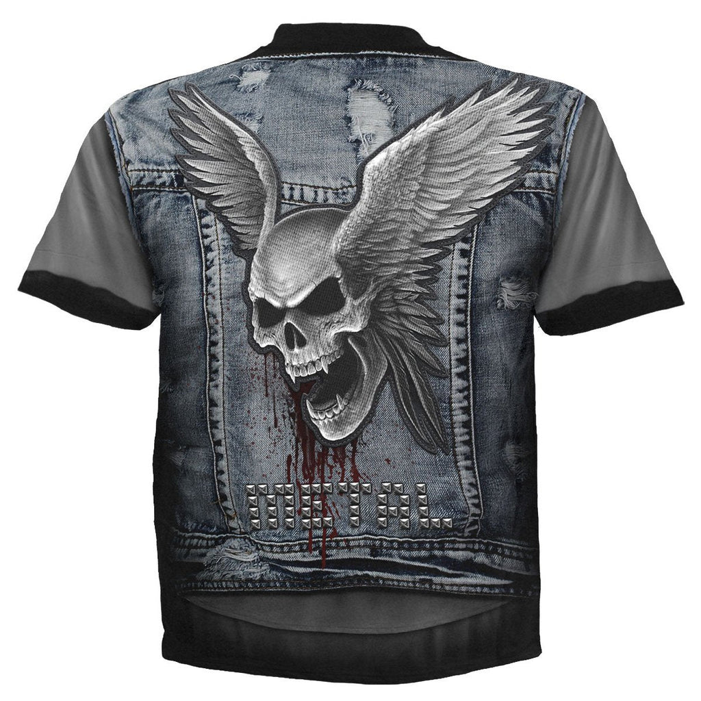 THRASH METAL - Allover T-Shirt Black