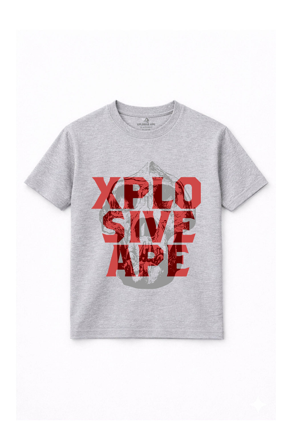 XAPE Ape Head Tee - Sports Grey
