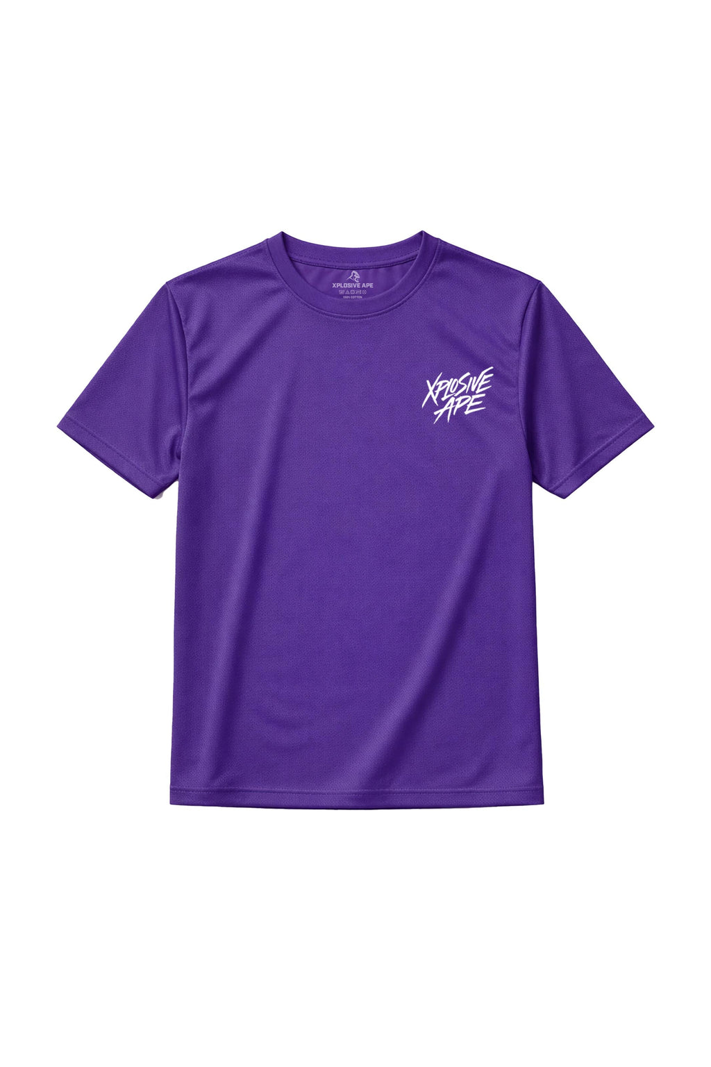 XAPE Classic Brush Script X Tech Tee - Purple
