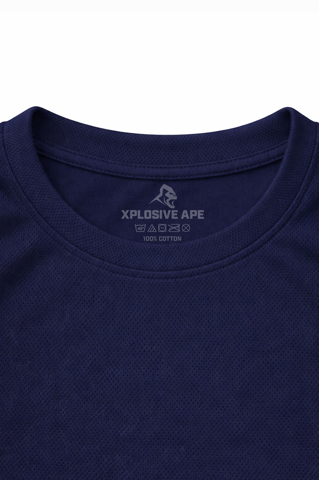 XAPE Classic Stencil Logo X Tech Tee - Navy