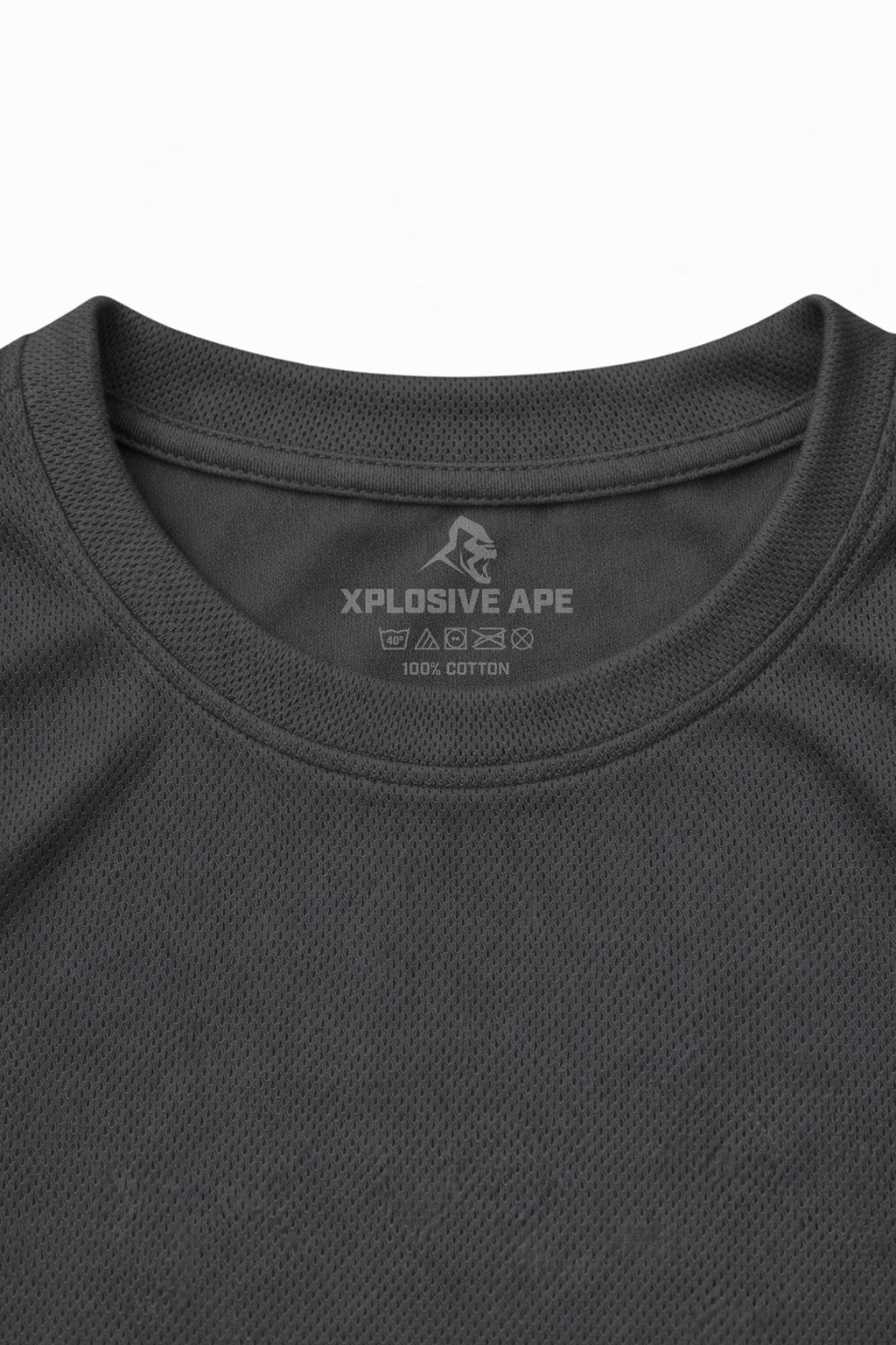 XAPE Classic Strength X Tech Tee - Charcoal