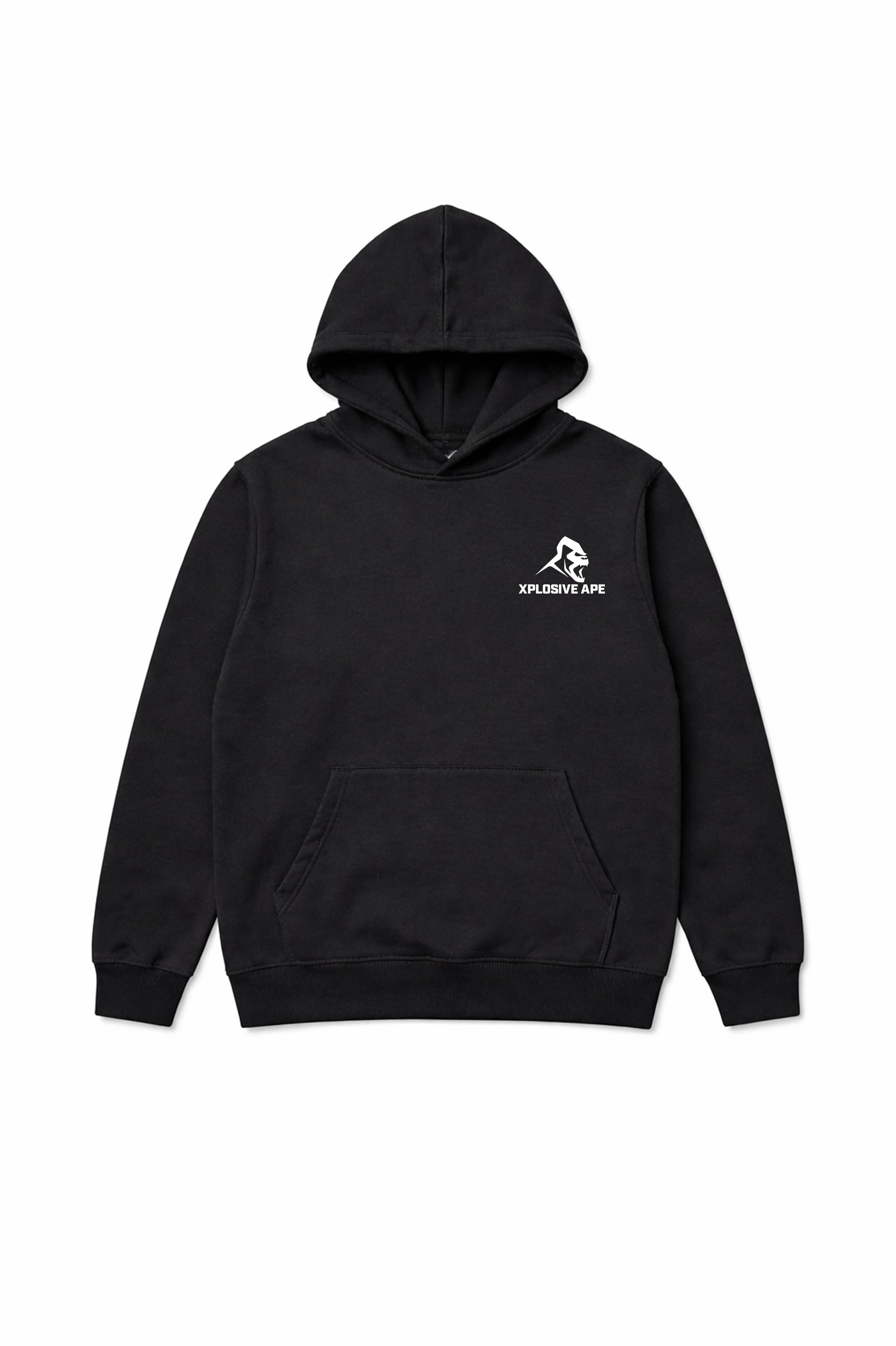 XAPE Dripping Skull Hoodie - Black
