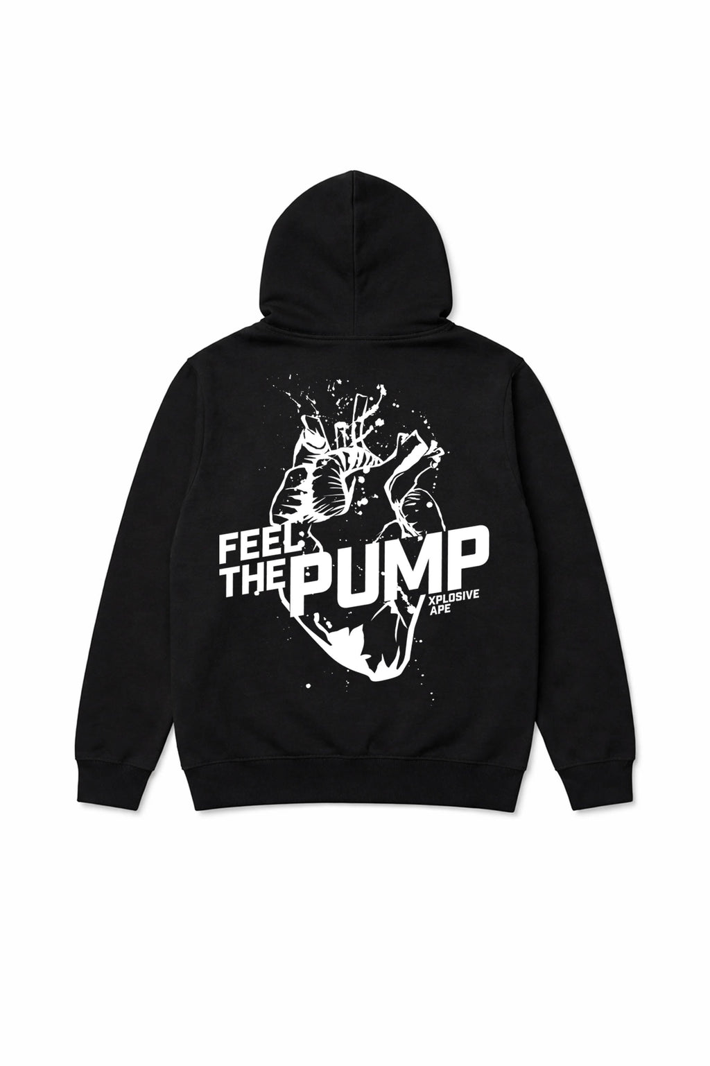 XAPE Feel The Pump Hoodie - Black