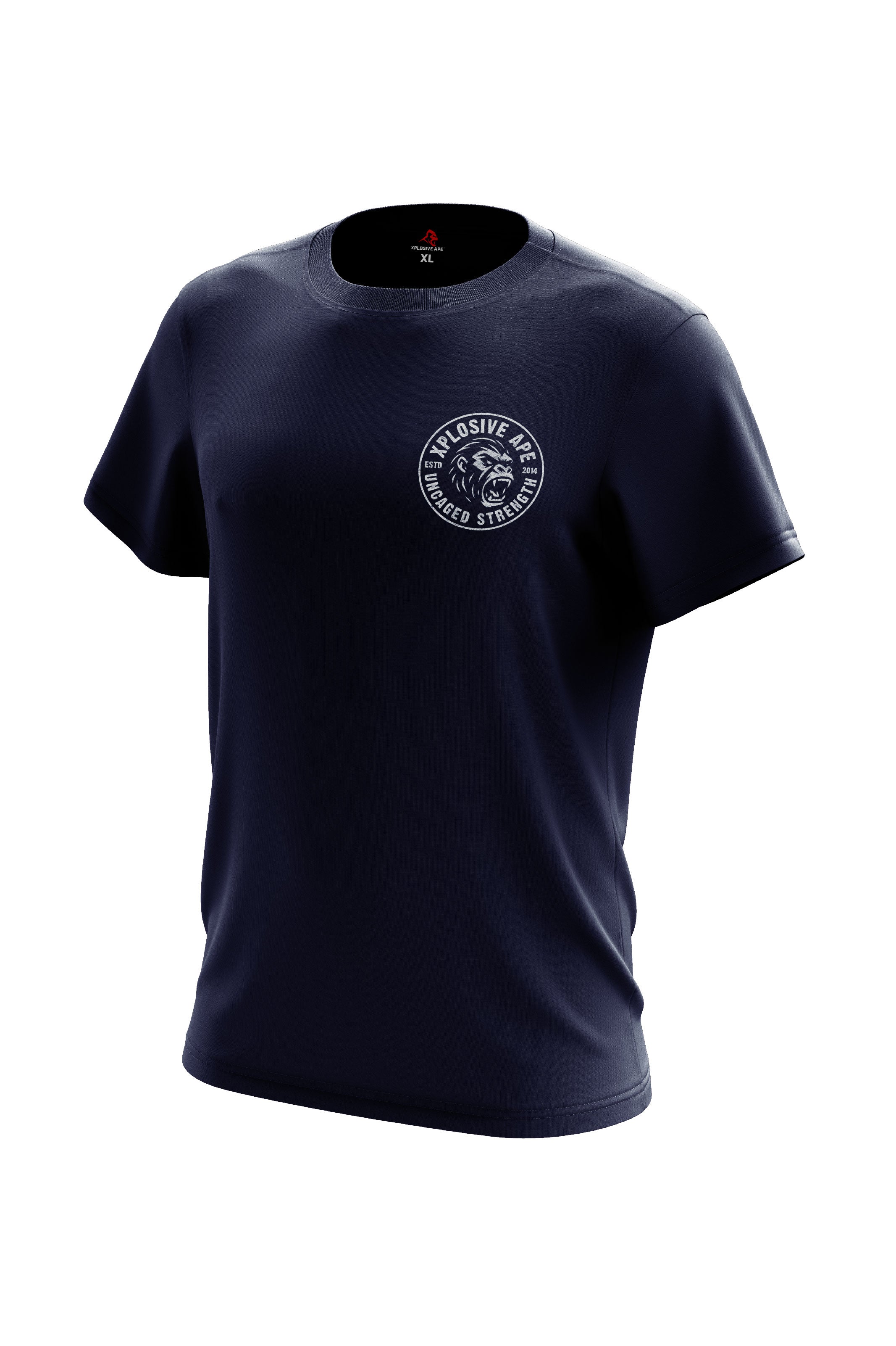 XAPE Uncaged Strength Tee - Navy