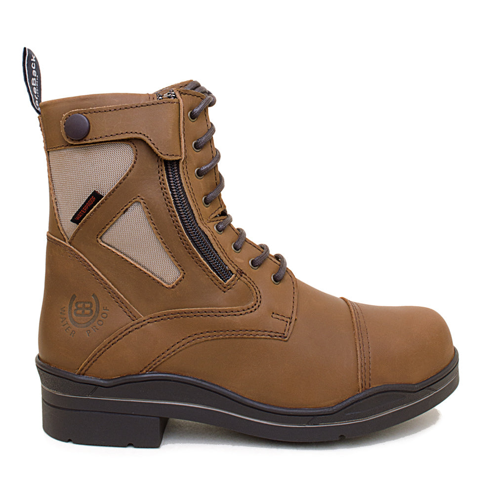 Kentucky Storm Waterproof Jodhpur Boots - Mocha