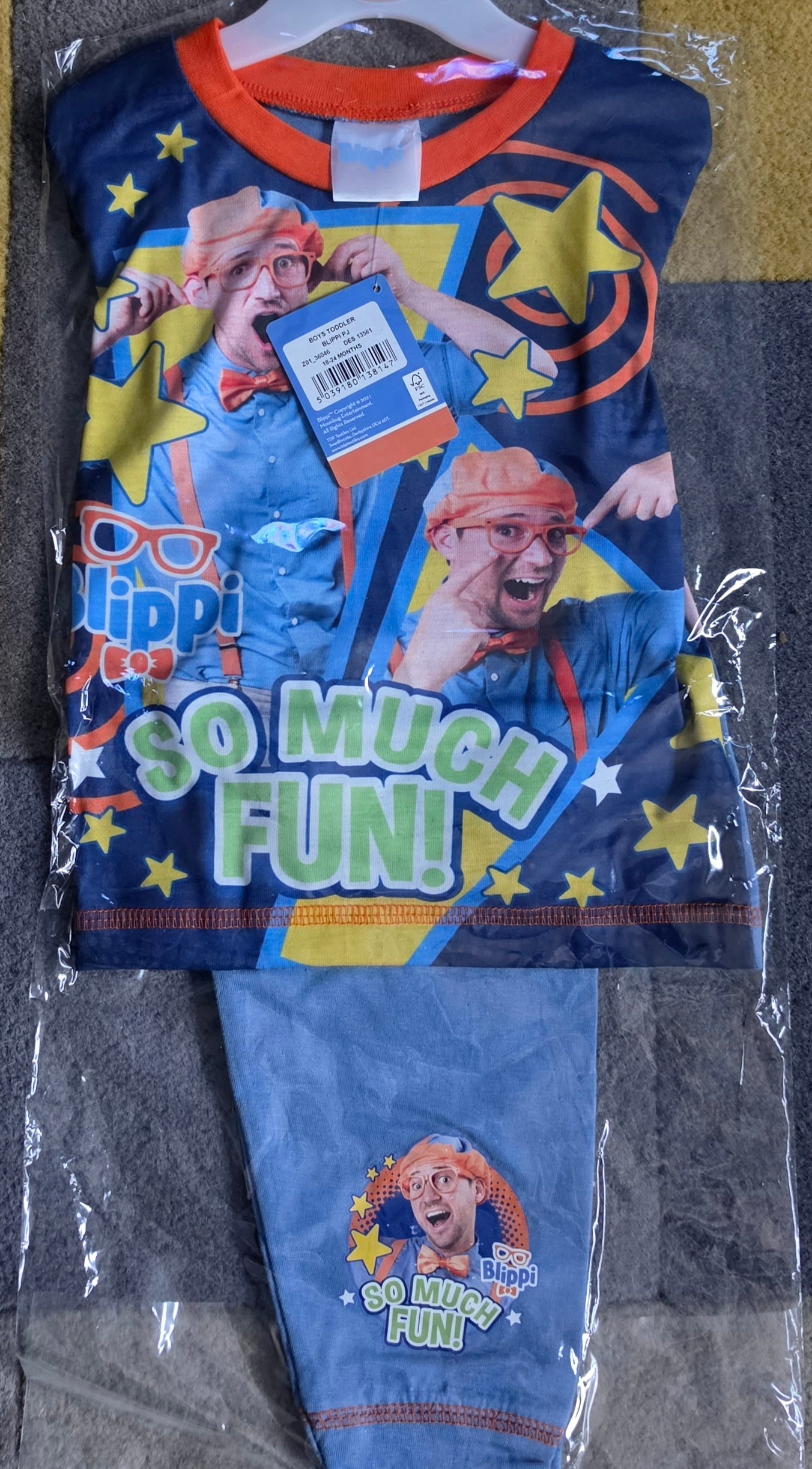 P155 BLIPPI - SO MUCH FUN PYJAMAS