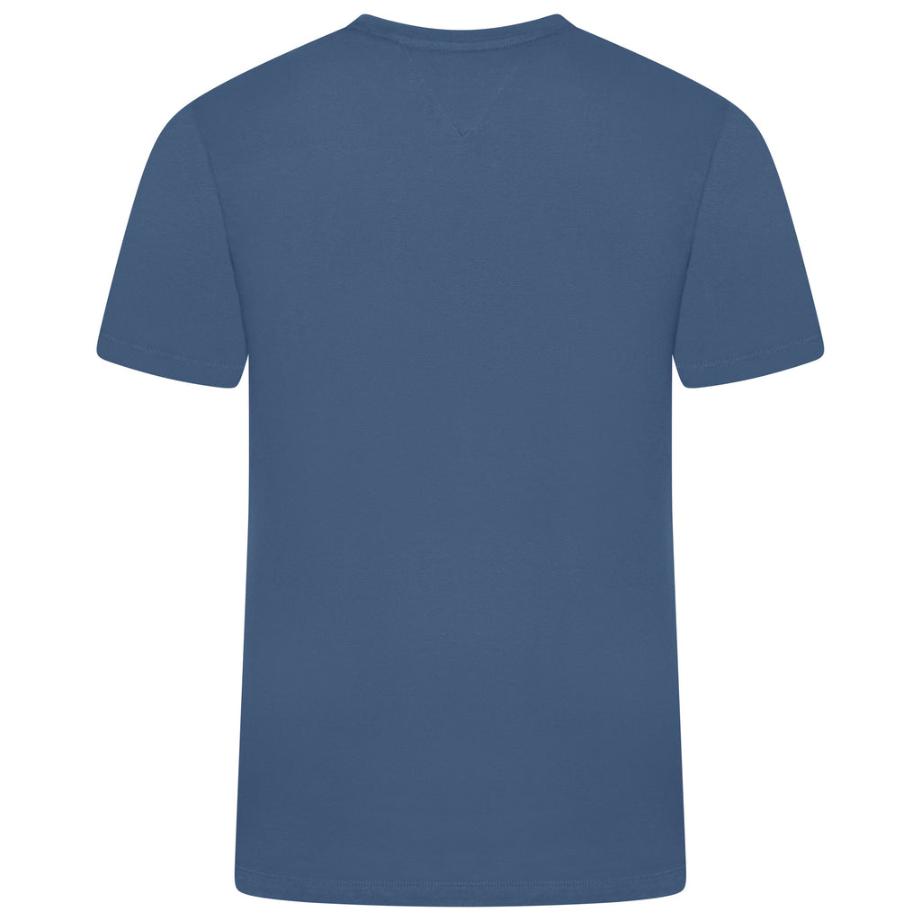 Tommy Hilfiger Flag Embroidery Fitted Crew Neck T-Shirt