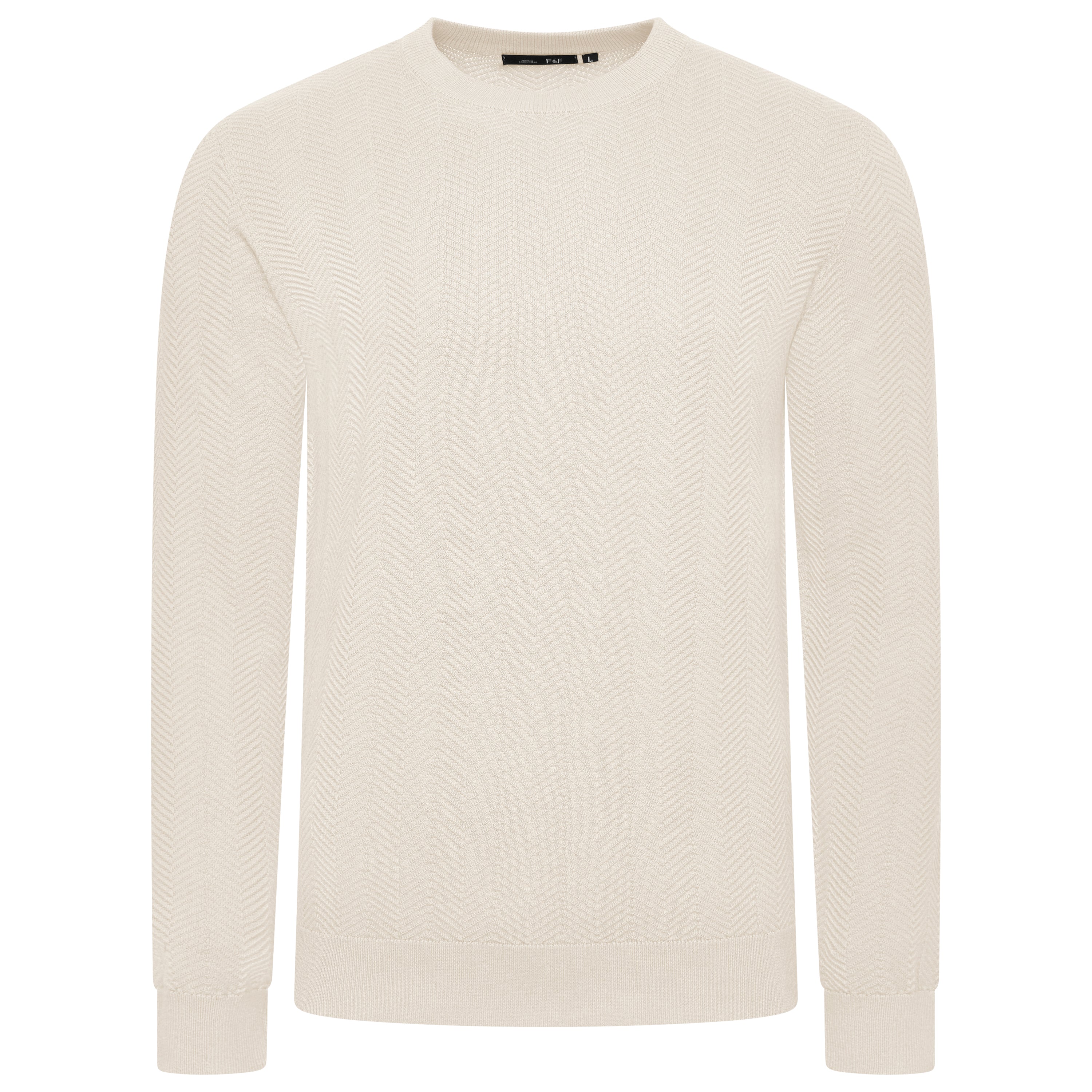 F&F Chevron Knit Pullover Jumper