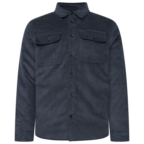 Corduroy Padded Jacket With Pockets
