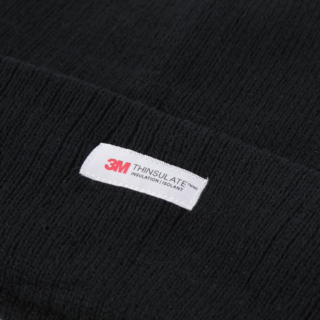 HeatGuard Thinsulate Ribbed Thermal Beanie Hat