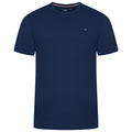 Tommy Hilfiger Flag Embroidery Fitted Crew Neck T-Shirt
