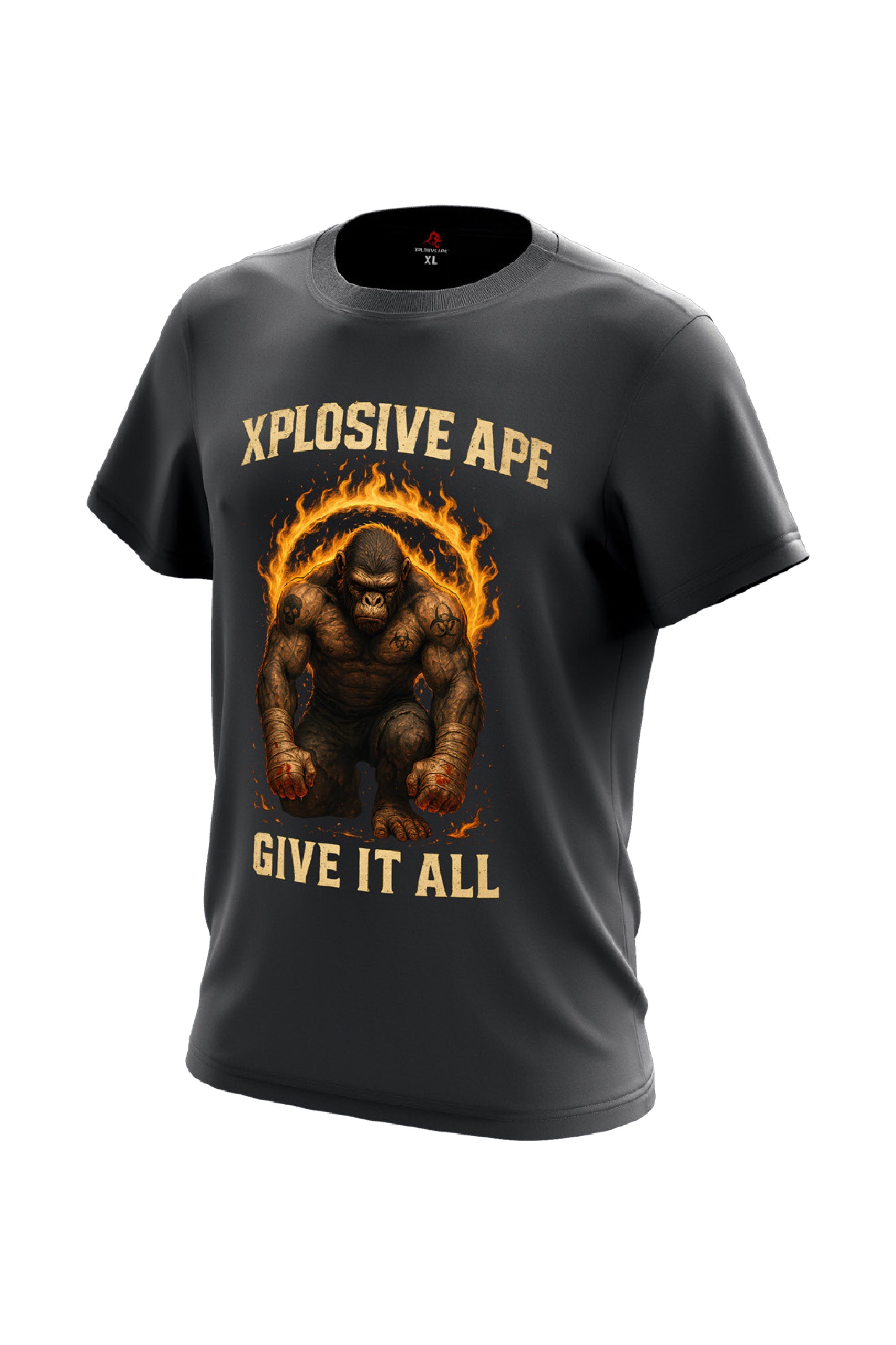 XAPE Ring of Wrath Tee - Charcoal